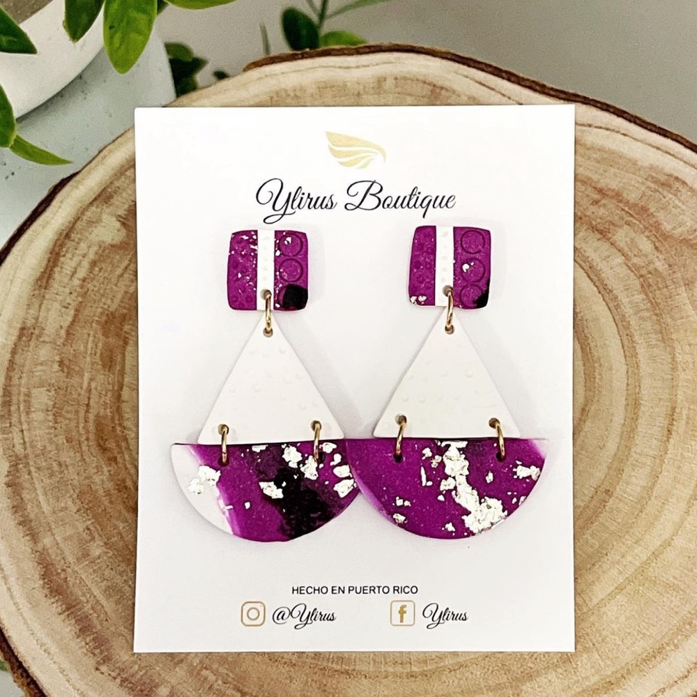 ✨Modern artisan earrings ✨